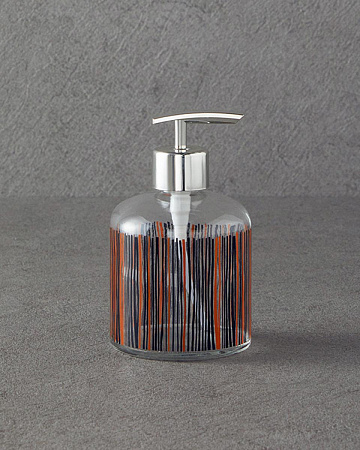 Striped Soap container 8х14 cm