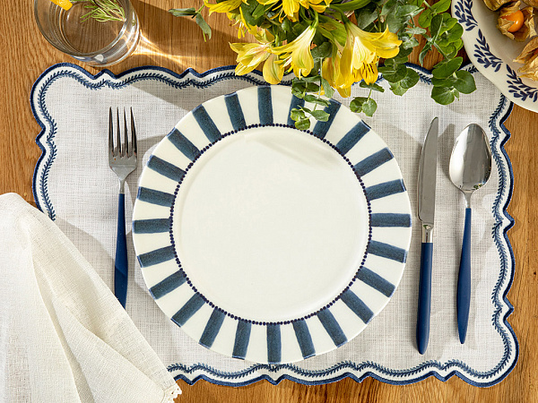 Clover Stripe Serving plate 27 cm