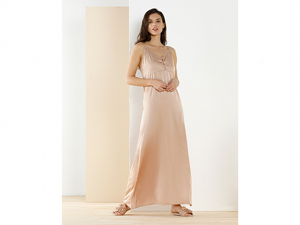 Smooth Solid Nightgown M