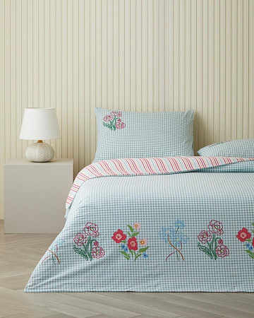 Pastel Gingham Набор постельного белья 160х220 см