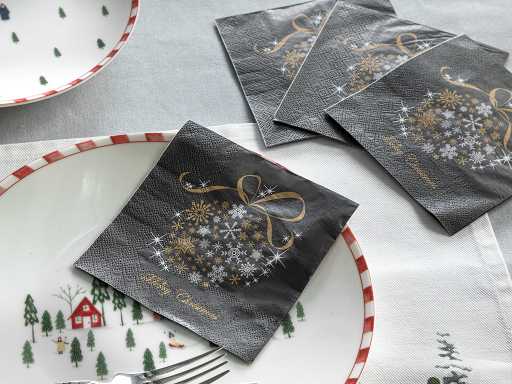 Merry Christmas Салфетки бумажные 25х25 см 20 шт