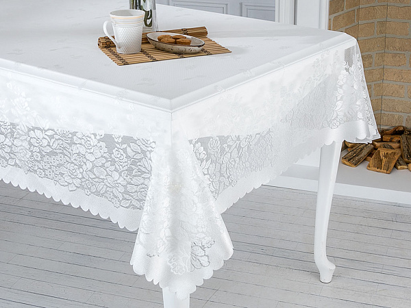 Rosy Rain Tablecloth 145х220 cm