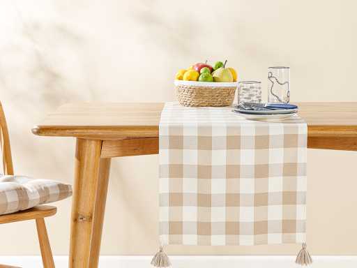 Gingham Столовая дорожка 40х140 см