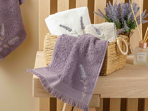 Lavender Рушник для рук бавовняний 30х45 см
