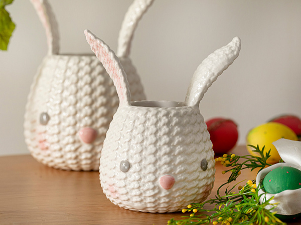 Lovely Bunny Горшок для цветов 10.8х10х15.7 см