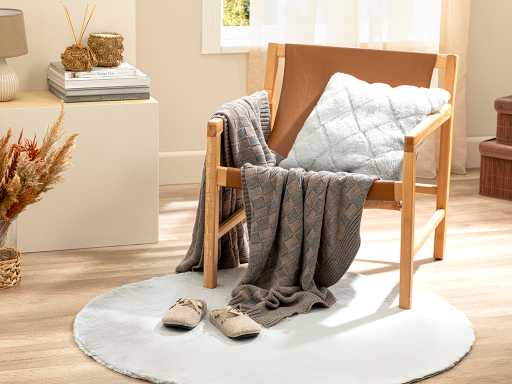Soft Touch Rabbit Rug 120 cm