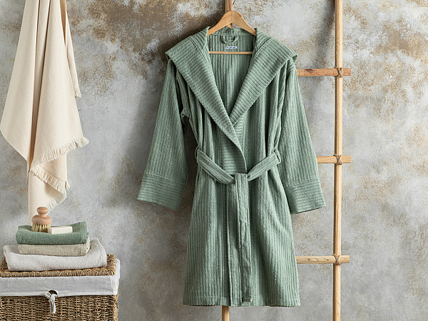 Stripe Bathrobe L-XL