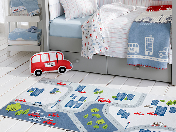 Mini Cars Бавовняний Килим 120х180 см