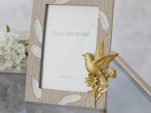 Flower Bird Frame 19x22x2 cm