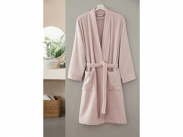 Romantic Stripe Bathrobe S-M