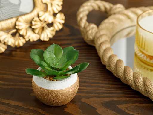 Succulent Ball Штучні квіти у горщику 7.5х7.5х8.5 см