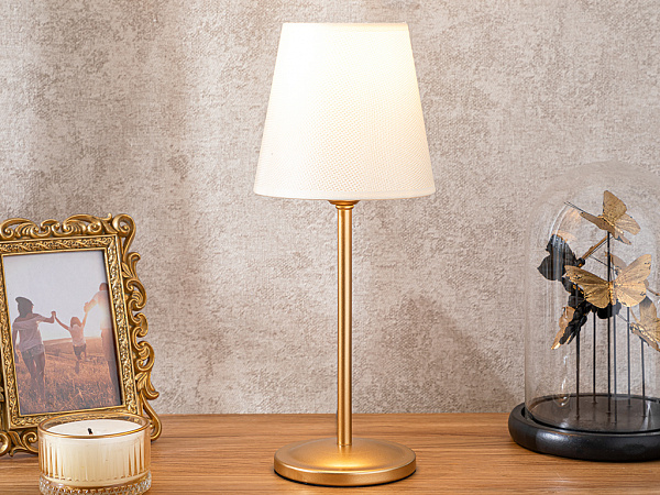 Golden Table Lamp 15х38 cm