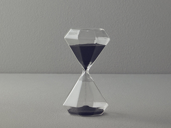Diamond Песочные часы 9.5х9.5х17.5 см 15 мин