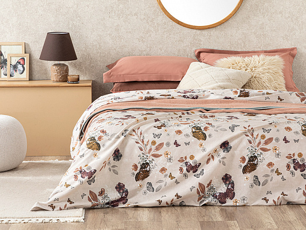 Butterfly Valley Cotton Duvet Cover 200х210 cm