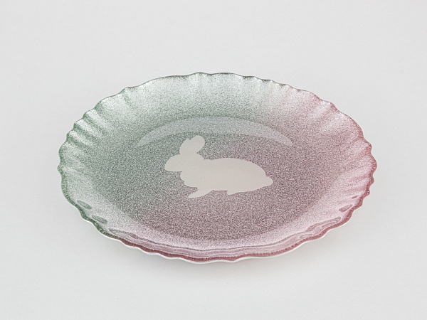 Rabbit Plate for cake 21 cm