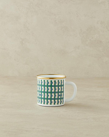 Retro Plaid Cup 350 ml