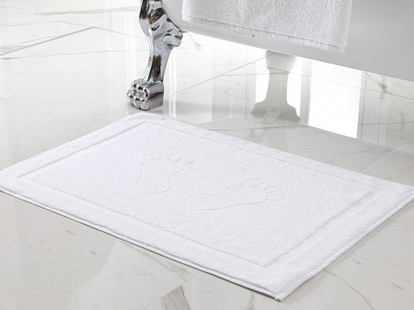 White Collection Рушник для ніг бавовняний 50х70 см