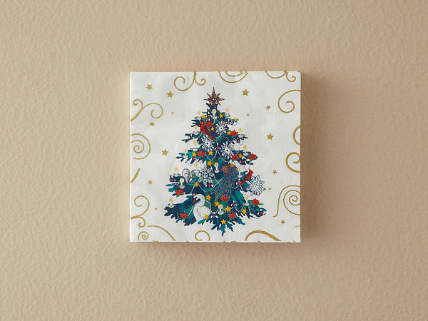 Festive Tree Paper napkins 33х33 cm 20 pcs
