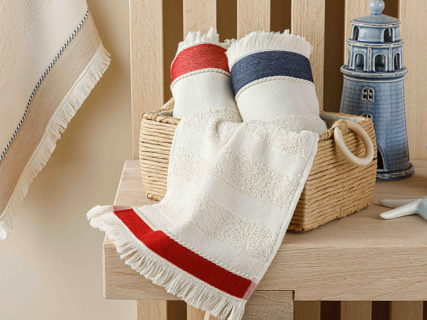 Marine Stripe Полотенце для рук хлопковое 30х45 см