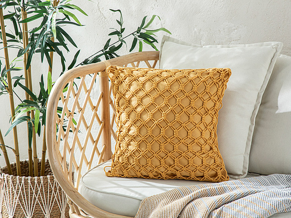 Cage Makrome Decorative pillow 45х45 cm