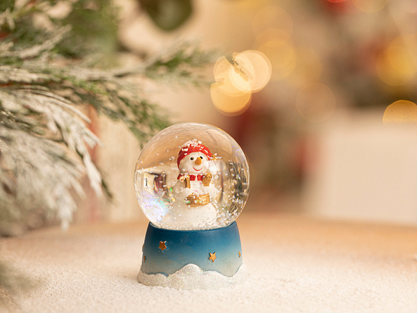 Snowman Снежный шар 5х5х6 см