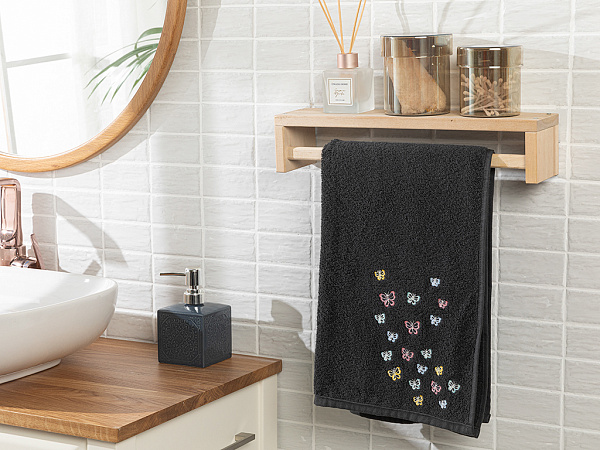 Butterflies Face towel cotton 50х80 cm