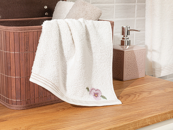 Mauve Hand towel cotton 30х45 см