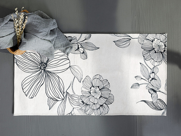 Monochrome Cotton Carpet 80х250 cm