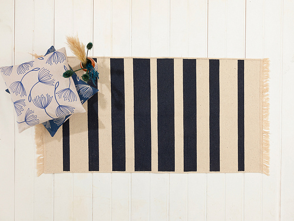 Stripes Хлопковый Ковер 80х150 см