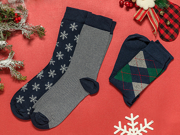 New Year Socks 40-44 3 pcs