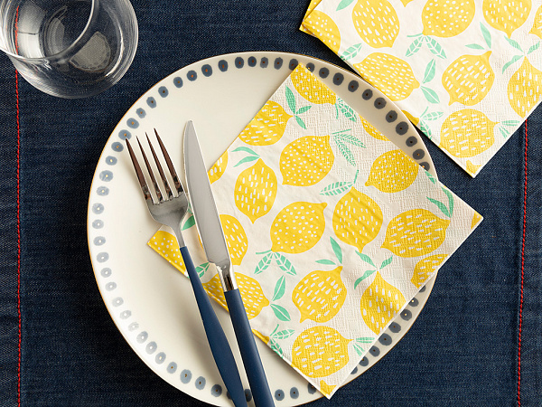 Lemon Craze Серветки паперові 33х33 см 20 шт