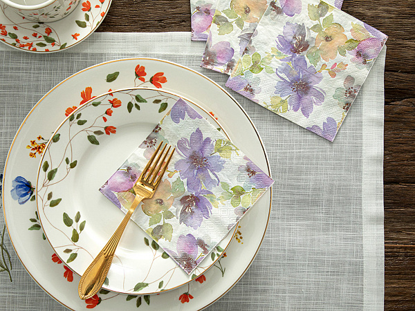 Plantes Vivaces Paper napkins 25х25 cm 20 pcs