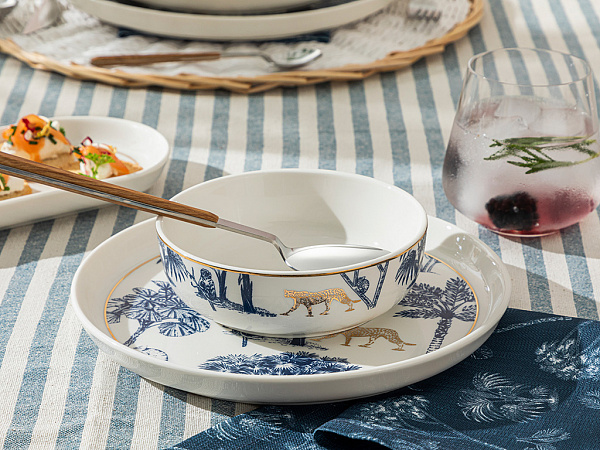 Toile Jungle Deep plate 13 cm