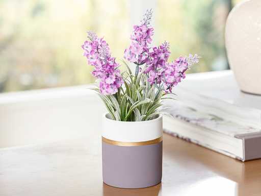 Lavender Искусственные цветы в горшке 13х13х18 см