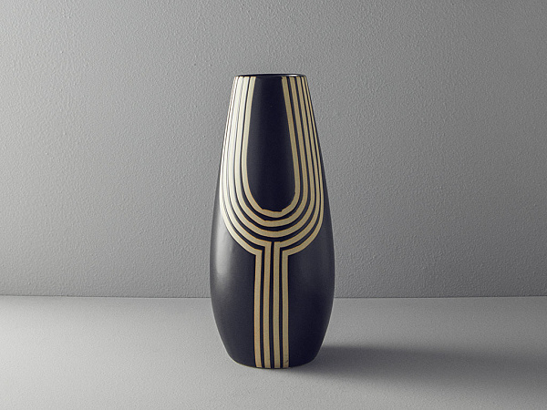Stripy Vase 18х18х44 cm