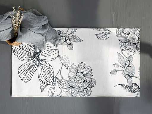 Monochrome Cotton Carpet 80х250 cm