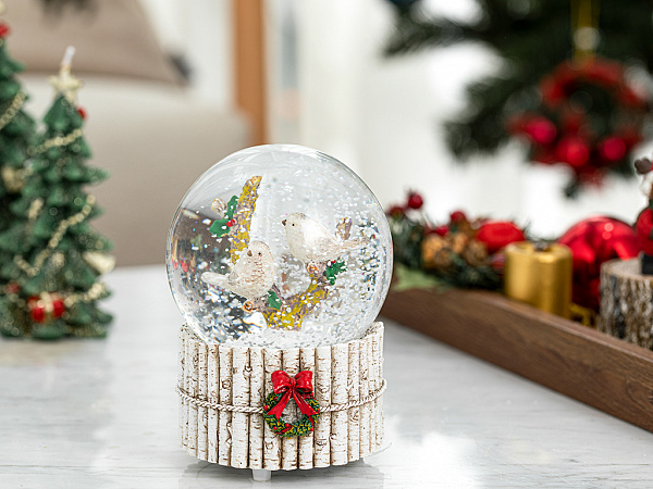 Christmas Wreath Музыкальная шкатулка 10.5х10.5х14.3 см