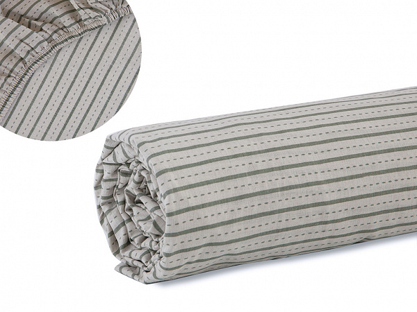 Urban Stripe Простирадло на резинці 180х200х25 см