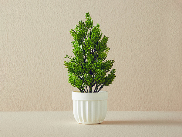 Branch Leaves Искусственный цветок в горшке 13х13х28 см