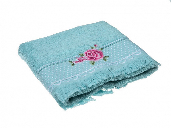 Pink Roses Полотенце для лица хлопковое 50х80 см