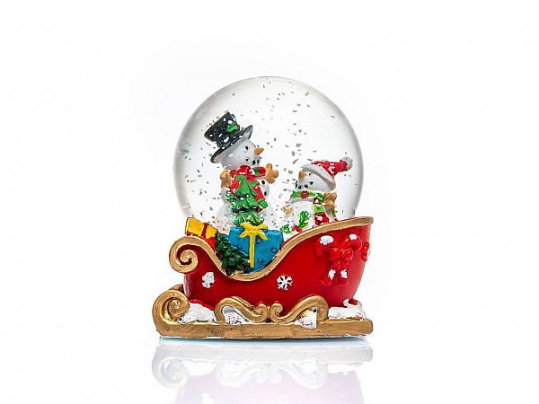 Wintertime Snow globe 9.8х7.3х9 cm