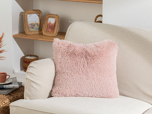 Fluffy Decorative pillow case 45x45 cm