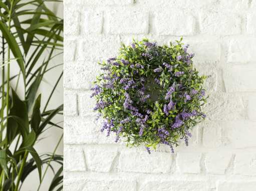 Lavender Wreath Венок из искусственных цветов 35х35 см