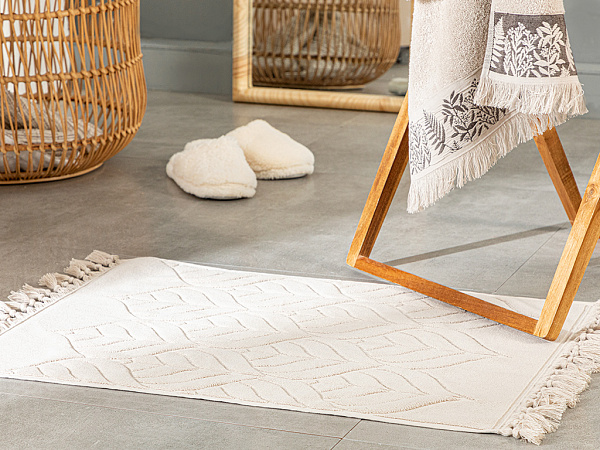 Tasseled Foot towel cotton 50х70 cm