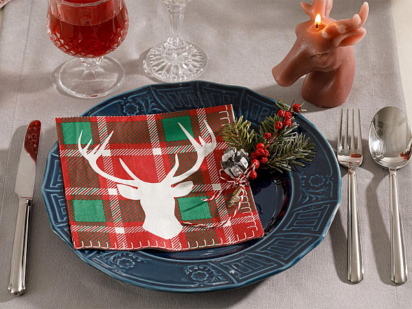 Deer Салфетки бумажные 33х33 см 20 шт