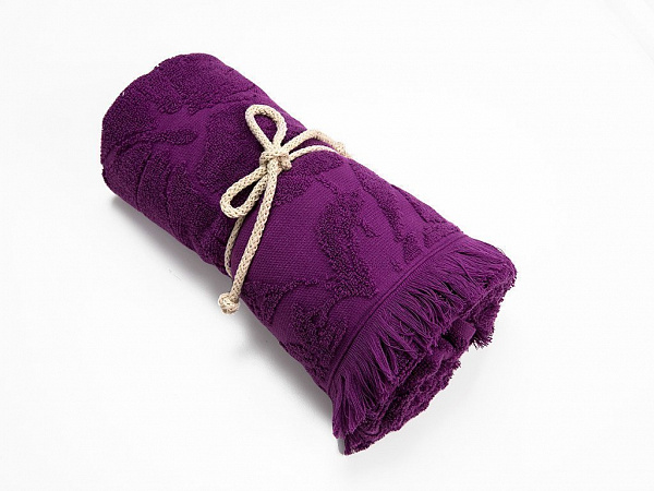 Purple Пляжное полотенце хлопковое 80х150 см