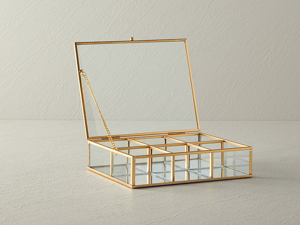 Glossy Jewelry box 20х15.5х5 cm